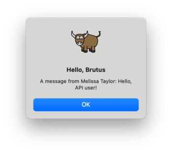 《Hello World》教程 8 对话框，在 macOS 上